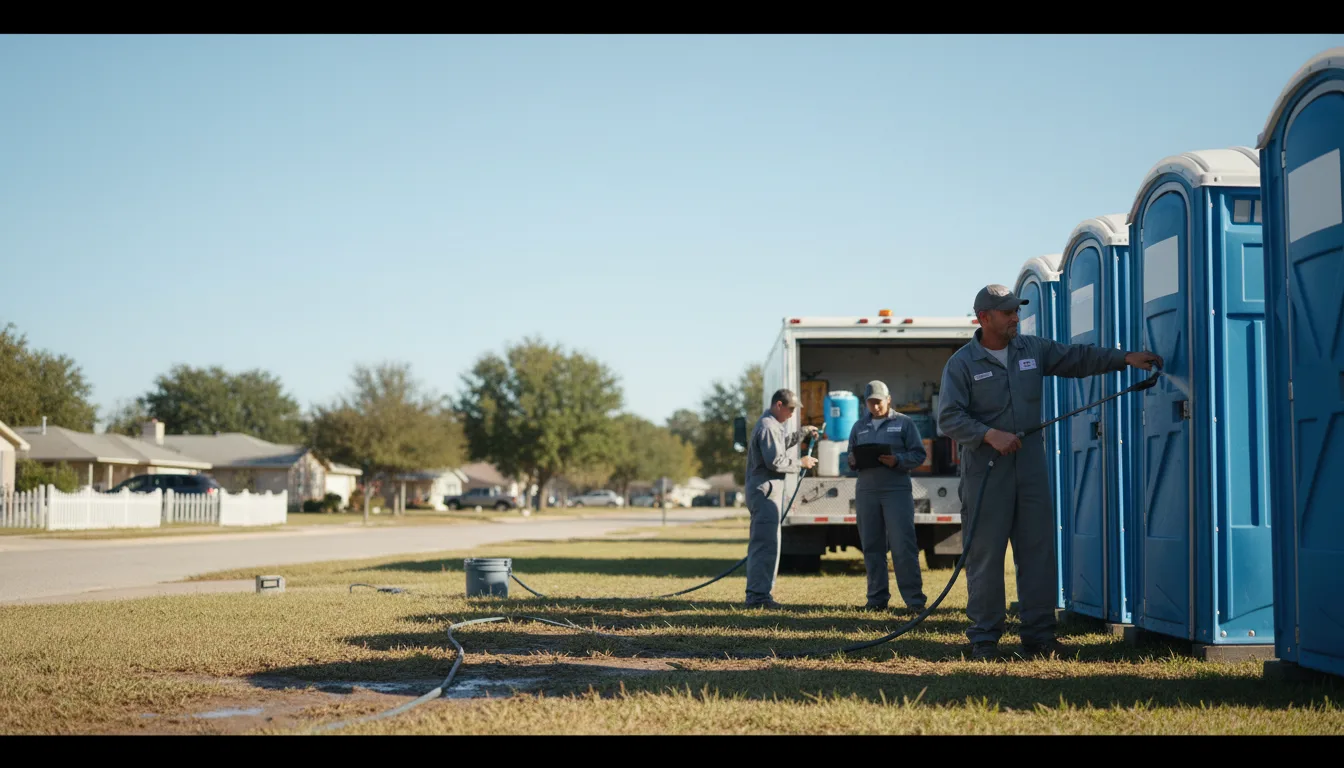 Long-Term Portable Toilet Rental in Colfax, LA near me
